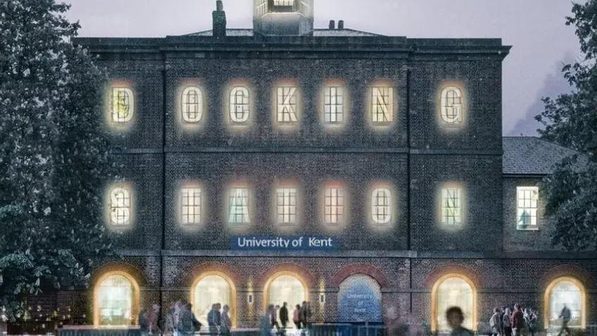 Artist's image of the Docking Station at Historic Dockyard Chatham