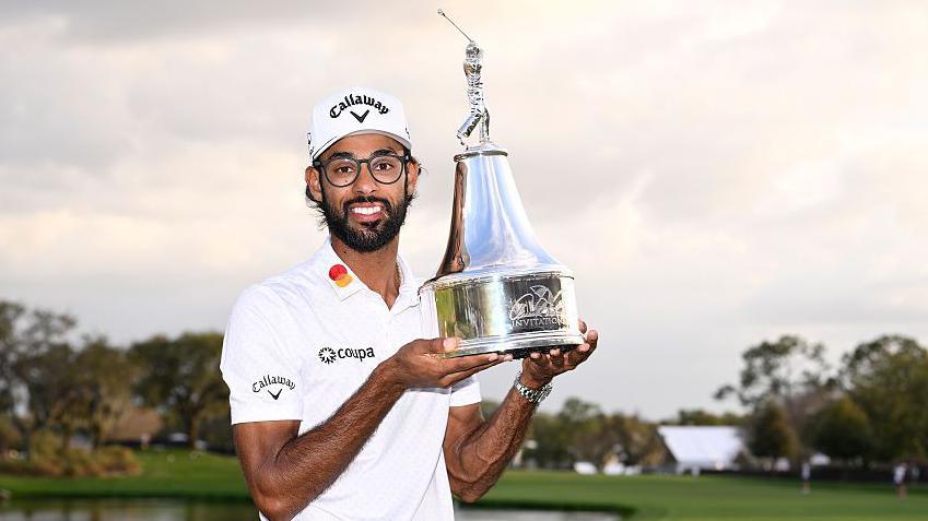American golfer Akshay Bhatia