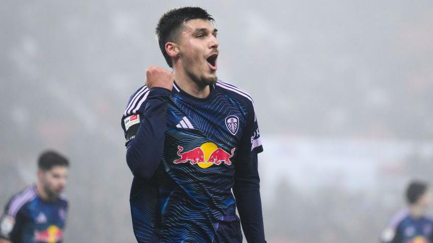 Joel Piroe celebrates scoring against Stoke on Boxing Day