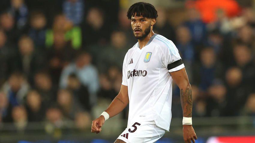 Tyrone Mings in action for Aston Villa