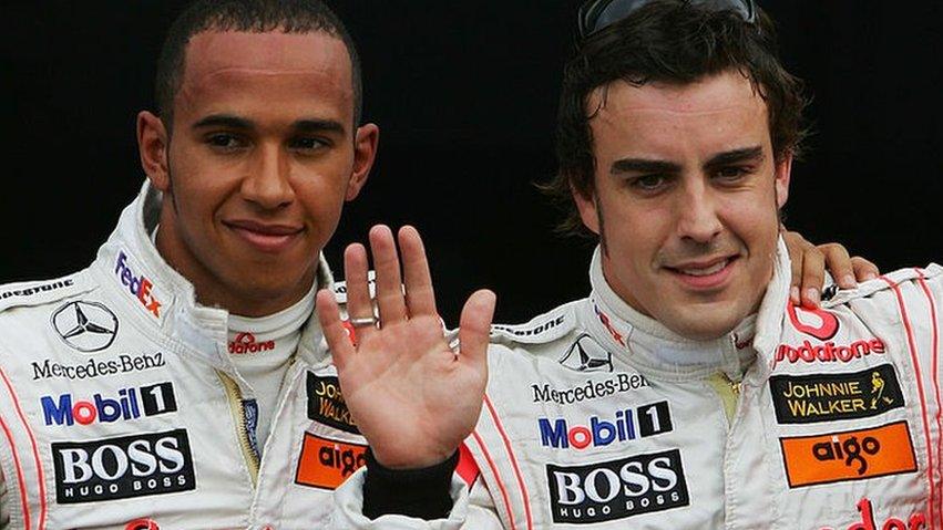 Lewis Hamilton and Fernando Alonso