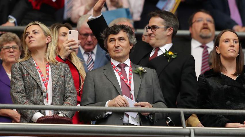 Watford owner Gino Pozzo, pictured at Wembley in 2019