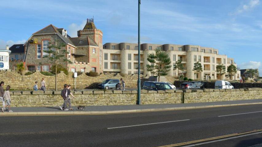 4 story building in Penzance 