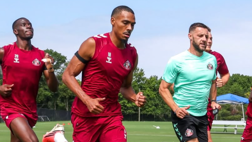Wilson Isidor in Sunderland training in Nashville