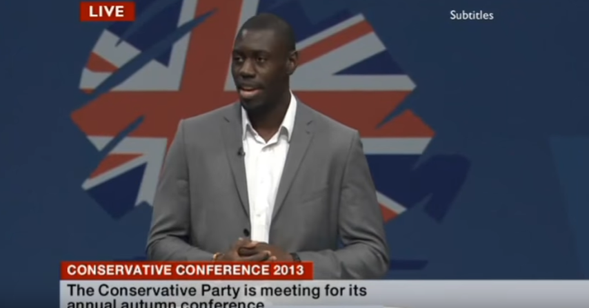 Jermaine Hagan addresses conference