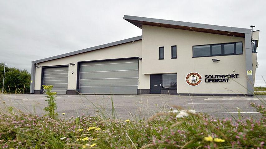 Exterior view of Southport lifeboat's base