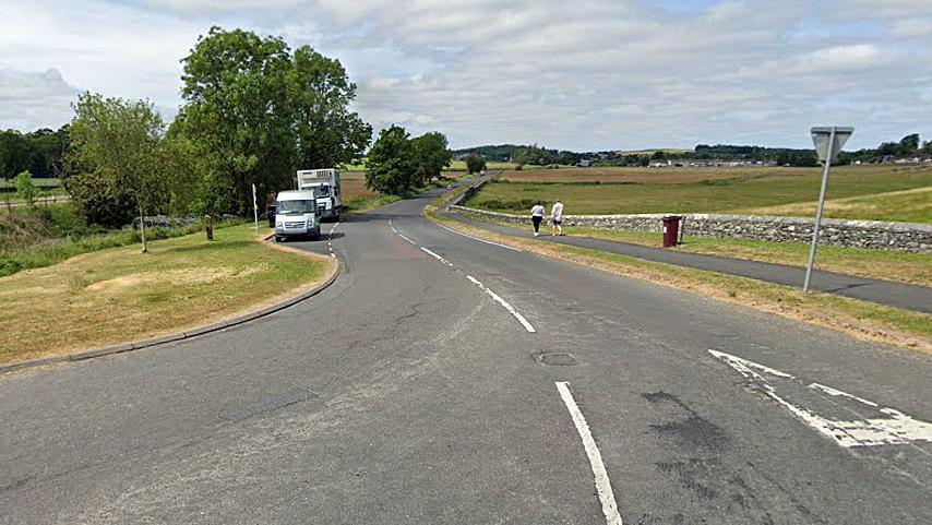 The B7079 near Newton Stewart