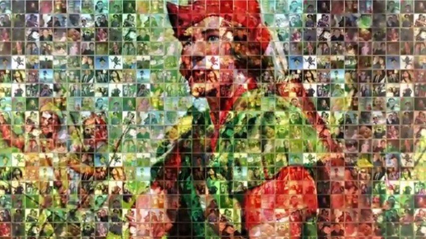 Robin Hood mosaic