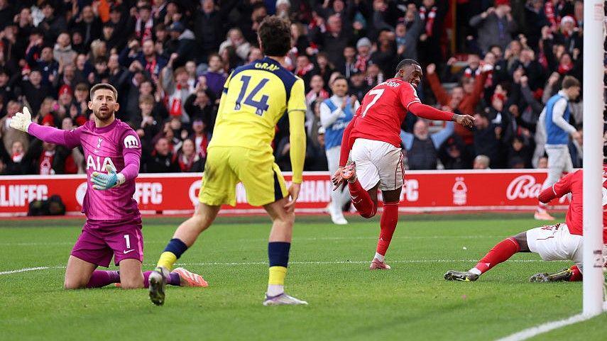 Callum Hudson-Odoi celebrates his opening goal