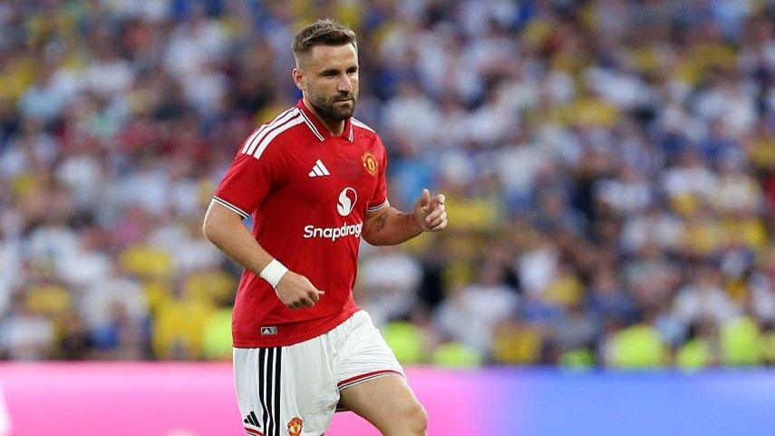 Manchester United full-back Luke Shaw