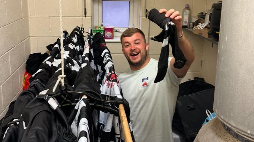 Harri Deaves spends most days down the Pontyclun rugby club and has even done laundry stints