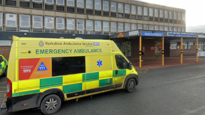 Exterior of Darlington Memorial Hospital