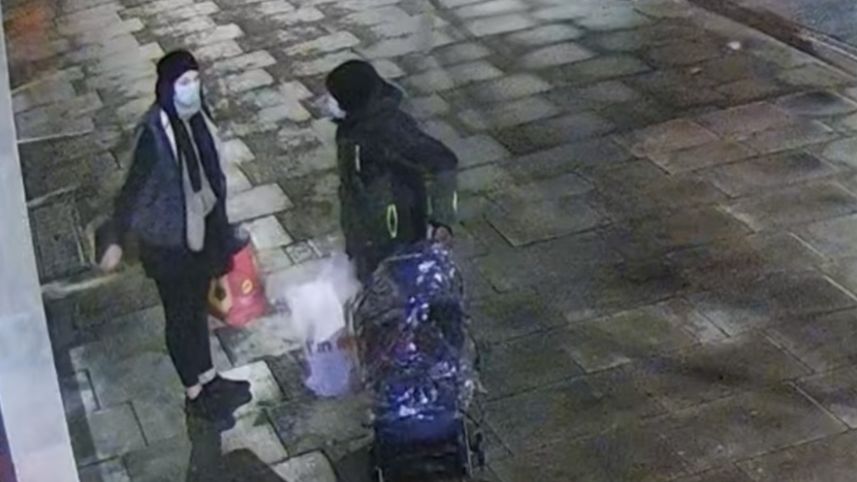 CCTV of Constance Marten and Mark Gordon