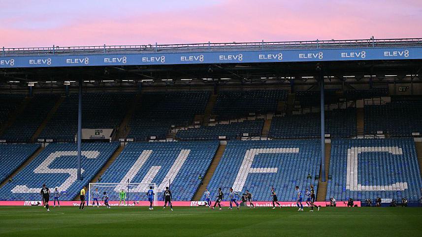 Empty Hillsborough stands during Sheffield Wednesday against Leeds