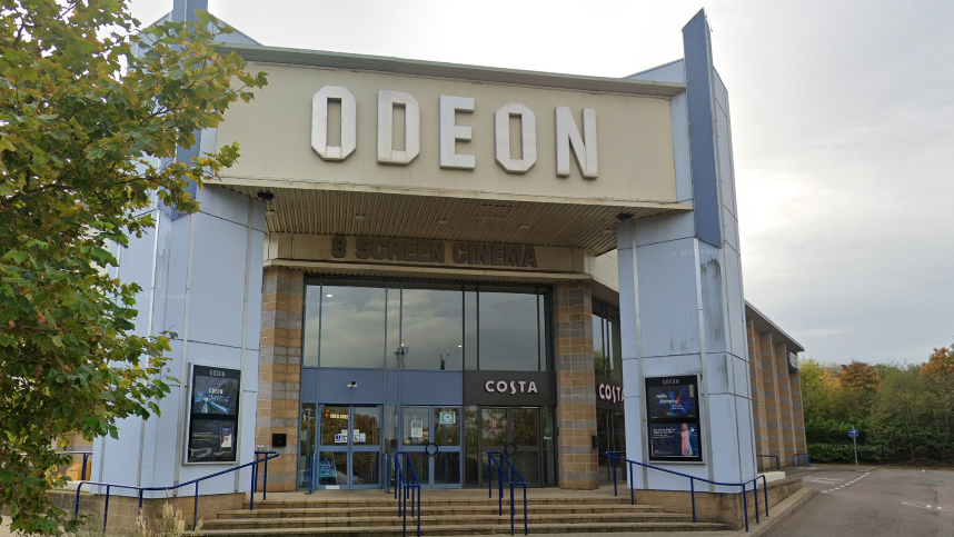 The front of the Odeon cinema in Kettering