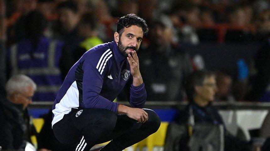 Manchester United head coach Ruben Amorim
