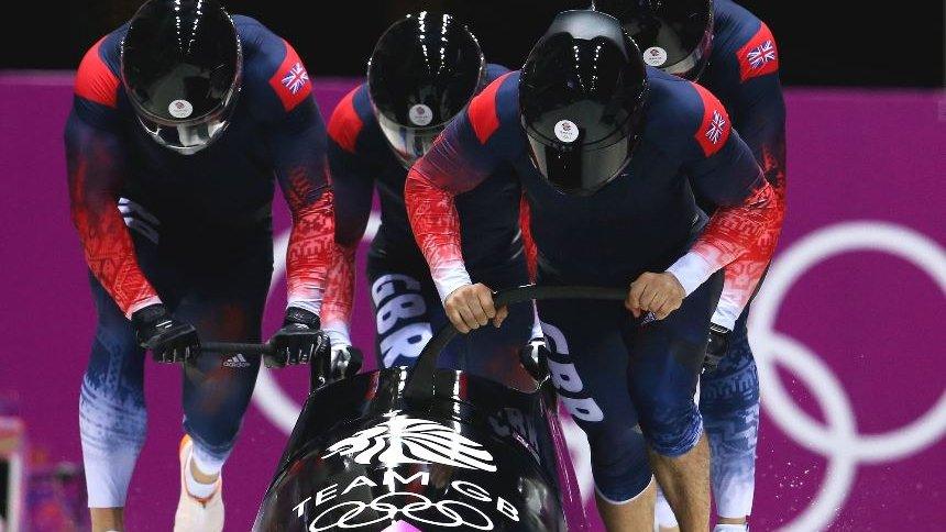 Team GB's bobsleigh team