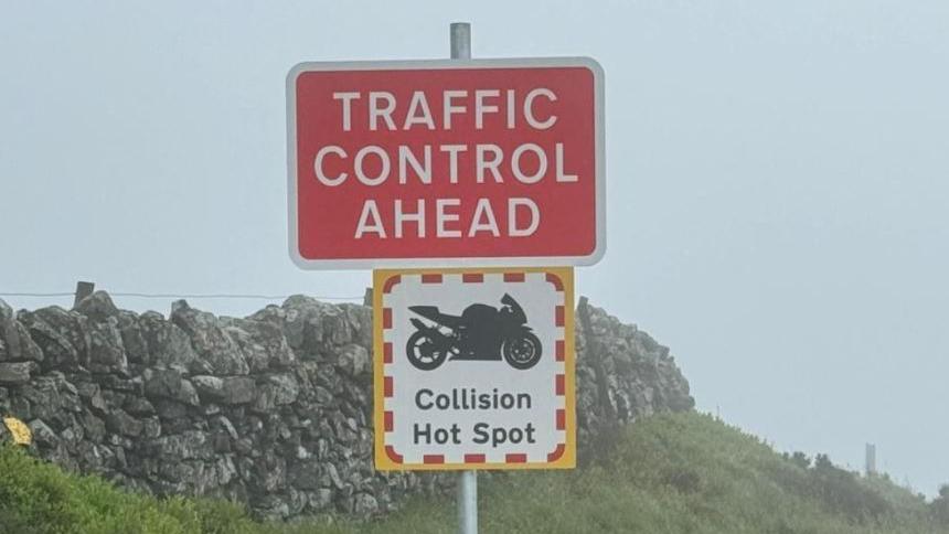 A collision hot spot sign 