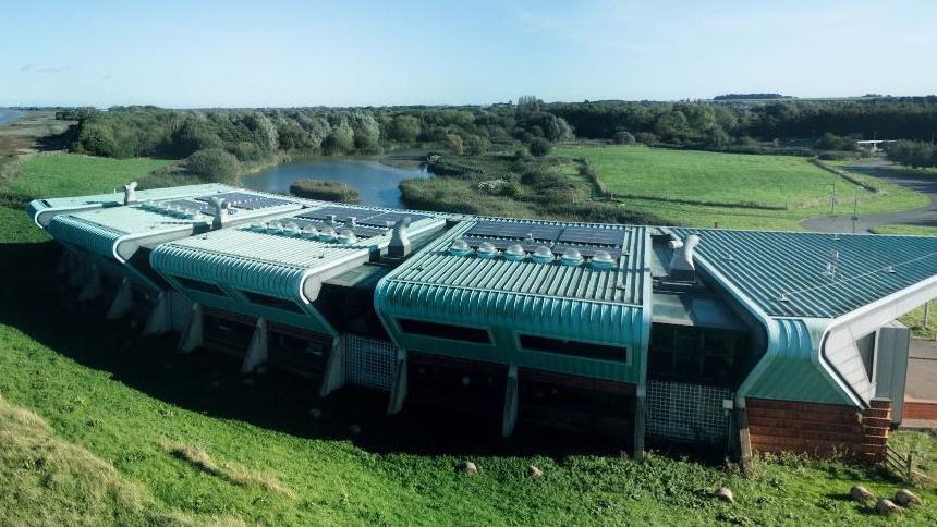 Waters’ Edge Country Park and Visitors Centre in Barton