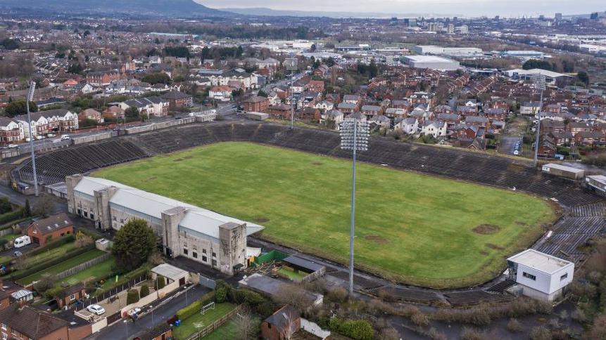 Casement Park in west Belfast