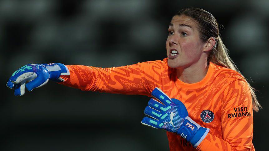 Paris St-Germain goalkeeper Mary Earps