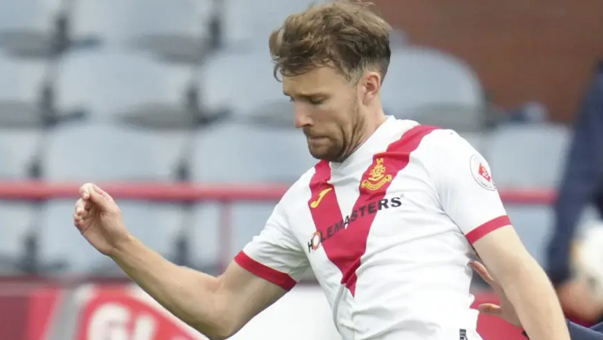 Ben Wilson in action for Airdrie