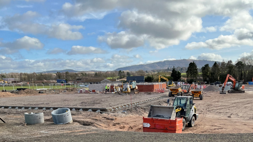 Site of planned sports centre