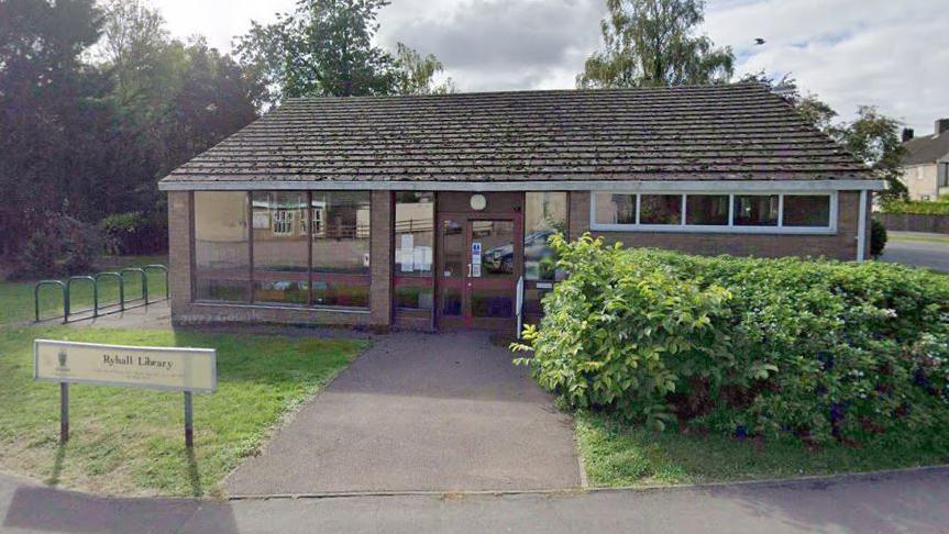 Ryhall Library on Coppice Road