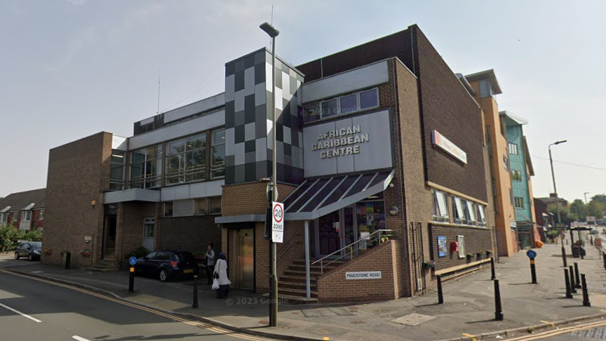 Leicester's African Caribbean Centre in the Highfields area of Leicester which hosted a public meeting to discuss a previous black history month event