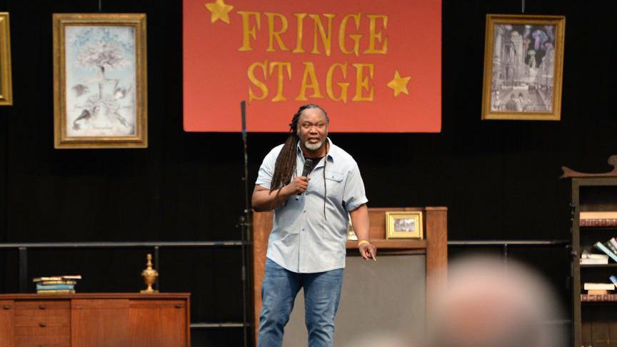 Reginald D. Hunter during Kaleidoscope Festival 2021 at Alexandra Palace on July 24, 2021 in London, England