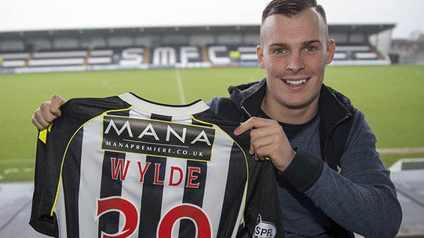 Gregg Wylde at St Mirren Park