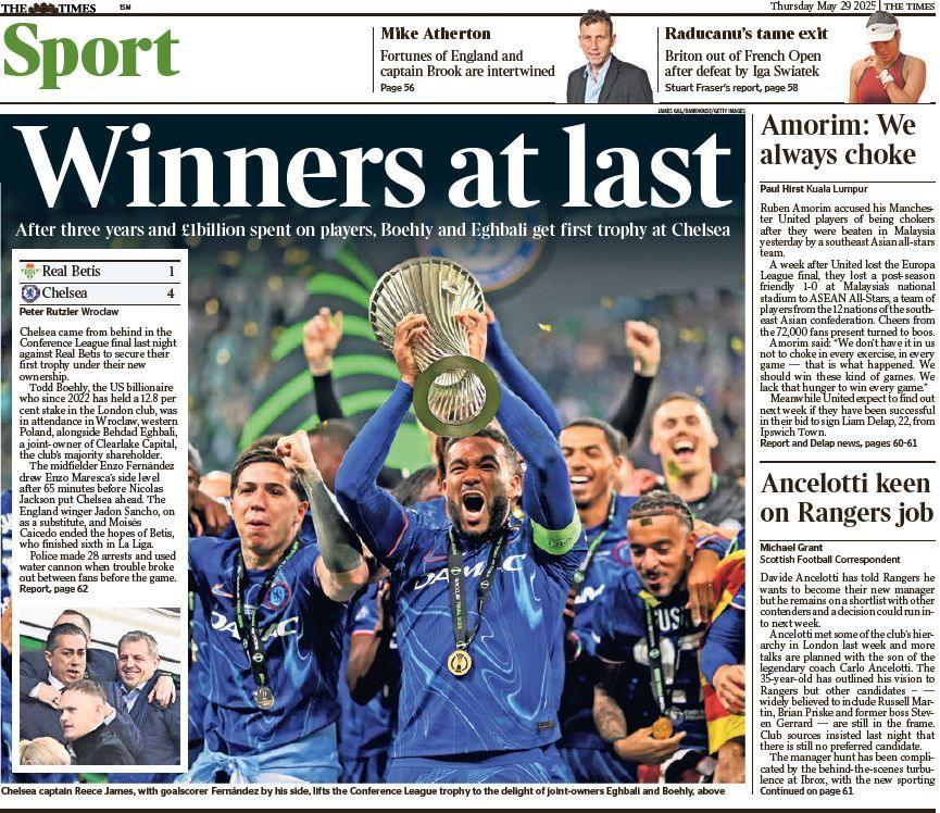 Times back page