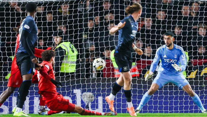 Thelo Aasgaard volleyed Rangers in front after 23 minutes