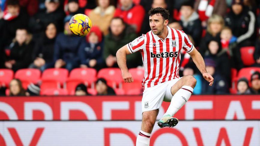 Enda Stevens in action for Stoke City