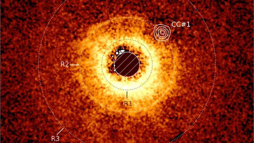 An image of the protoplanetary disk around the star TWA 7.