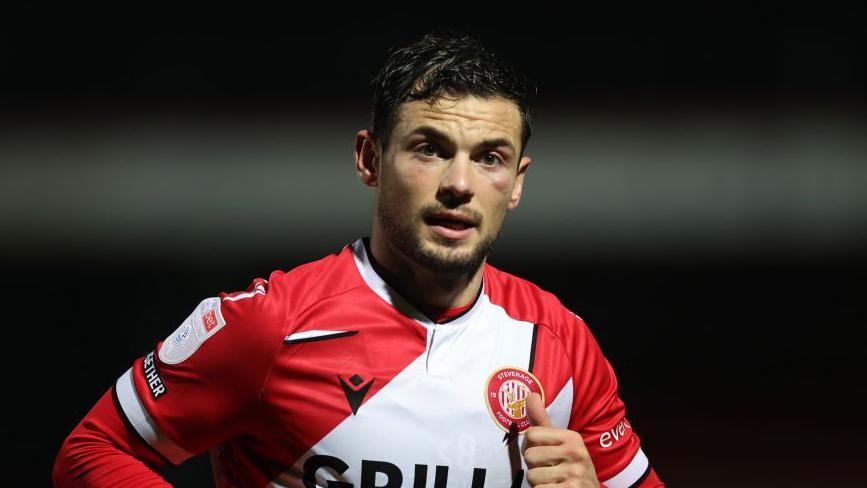 Stevenage's Jake Forster-Caskey in action.