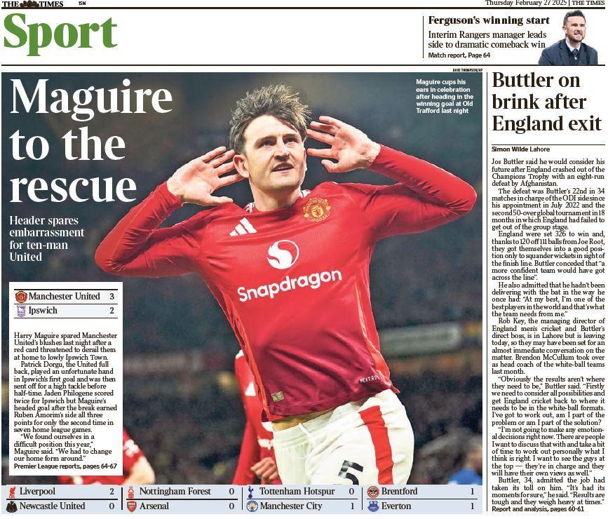 Times back page