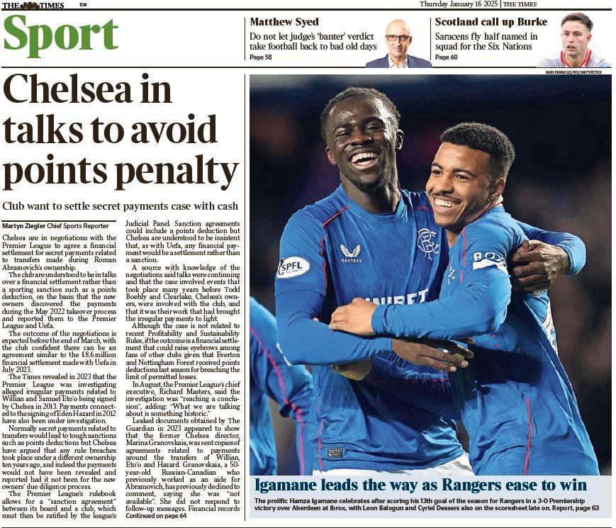 Times back page