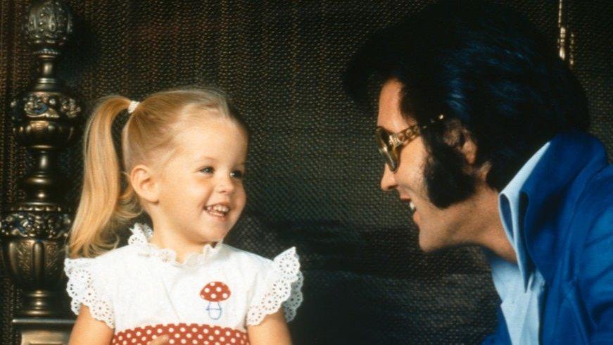 Lisa Marie and Elvis Presley