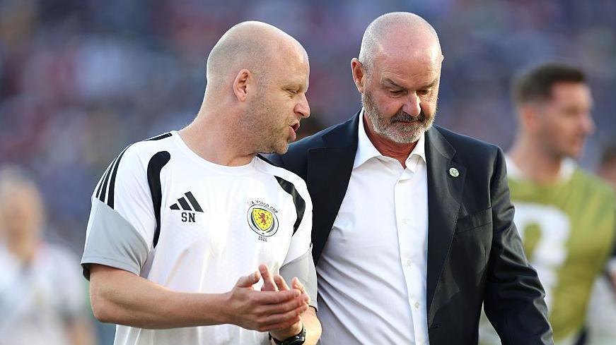 Steven Naismith and Steve Clarke