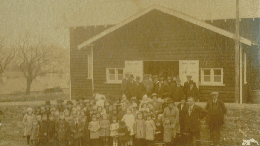 Llun Ysgol Abersoch yn 1924