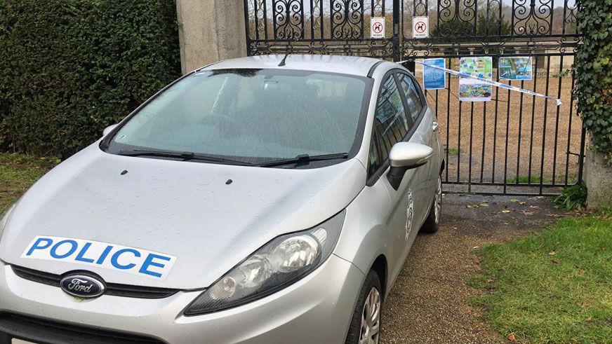 Police car, Wensum Park, Norwich