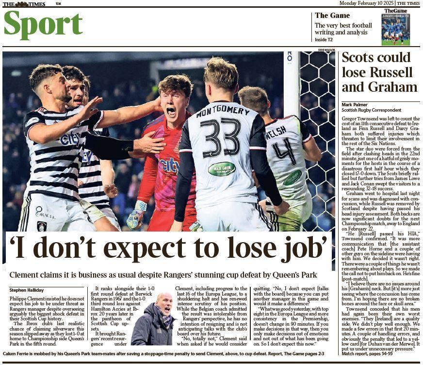 Times back page