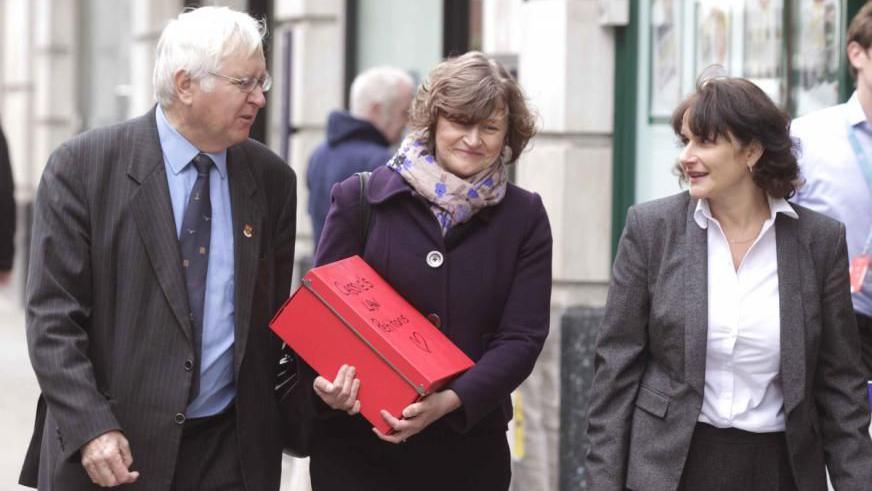 Sir Bob Russell, Jackie McCord and Wendy Brading