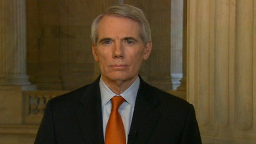 US Senator Rob Portman speaks to the BBC