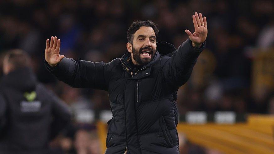 Manchester United head coach Ruben Amorim