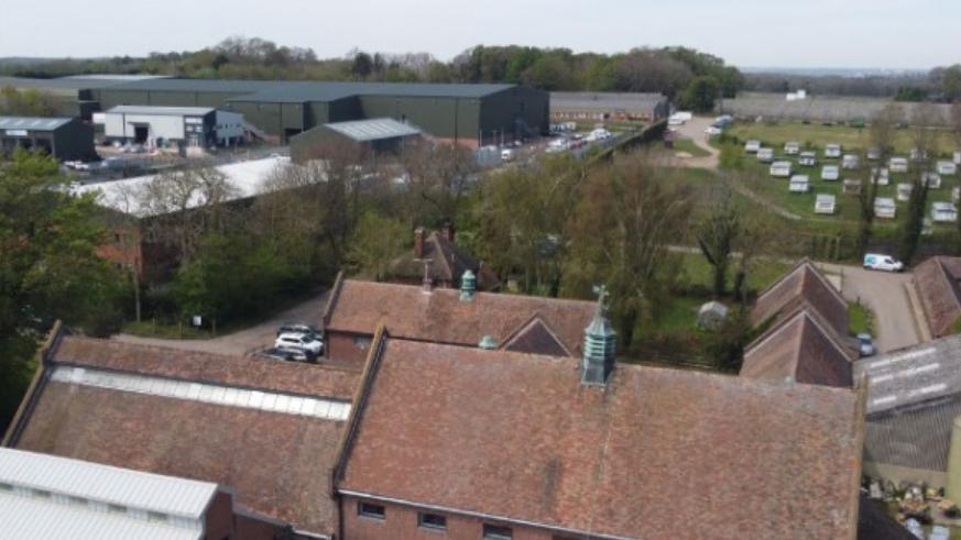 Site at Canterbury Business Park as it stands now. 