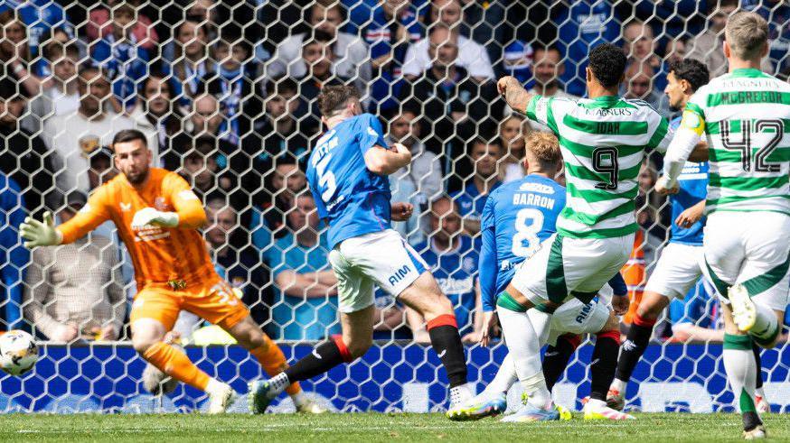 Celtic's Adam Idah scores