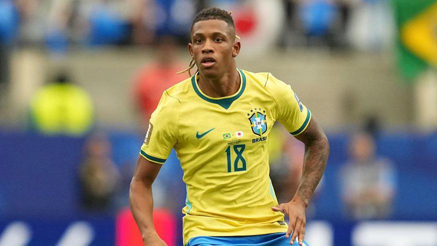 Danilo in action for Brazil