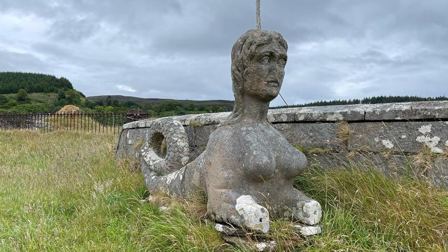 Mermaid statue on Raasay